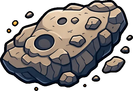 illustration of an asteroid