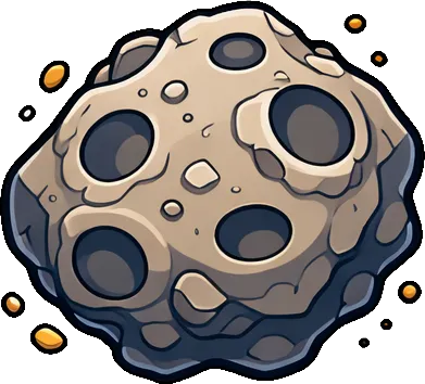 illustration of an asteroid