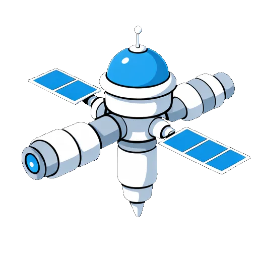 space station drawing