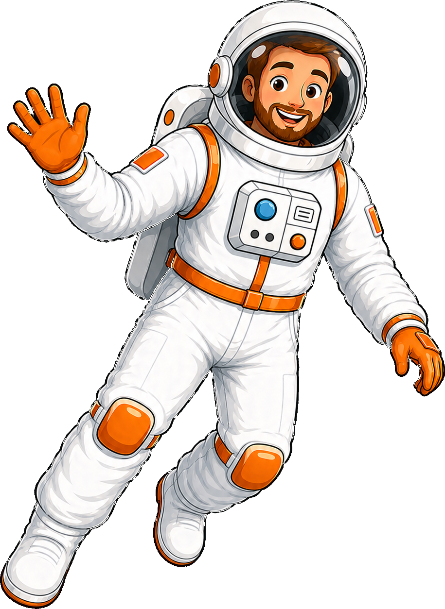 Bob in a spacesuit